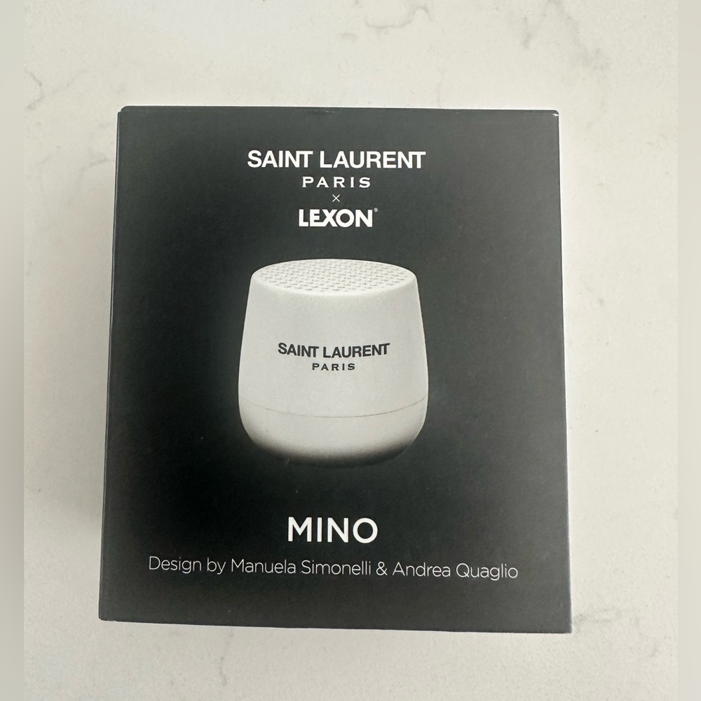 Saint Laurent Lexon White Mino Speaker